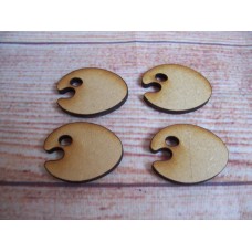 Laser Cut Artist Pallet 30mm Pack of 10