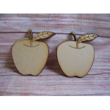 Laser Cut Teacher Apples/Apple 75mm Pack 10