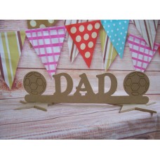MDF Dad football plaque 