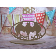 4mm Thick MDF Super bat Son plaque