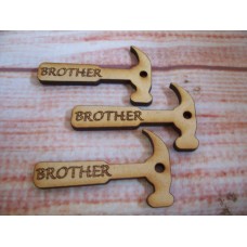 MDF Mini Brother Hammer pack of 5