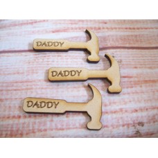 MDF Mini Hammer DADDY Pack of 5