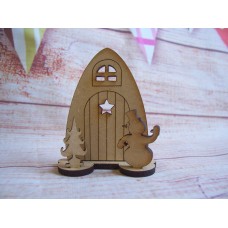 MDF Mini Christmas fairy Door 60mm