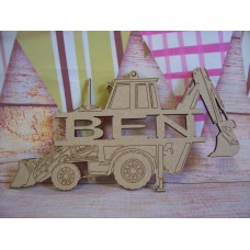 Personalised Digger 200mm
