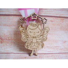 Laser cut  Fairy with Stars Pack of 5