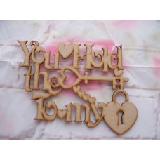 You hold the Key Plaque