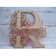 40th Ruby Monogram