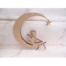 Fairy on a moon  MDF 100mm