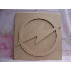 Super Hero Plaque Flash 
