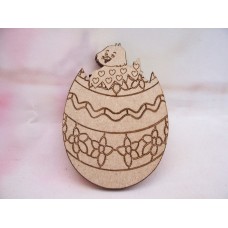 Easter Egg and Chick 150mm Pack of 5