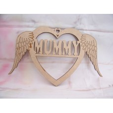 mummy angel wing Heart 