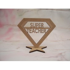 SUPER Teacher Plaque 100mm