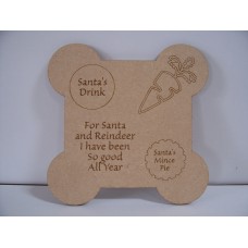  Santa treat plaque / plate 145mm 