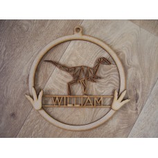  T REX Dream catcher Hoop PERSONALISED