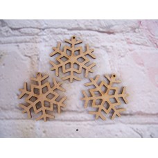 Snowflake baubles starts at 50mm PK5