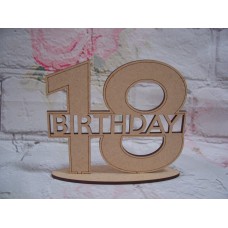 Standing Age plaque 100mm tall