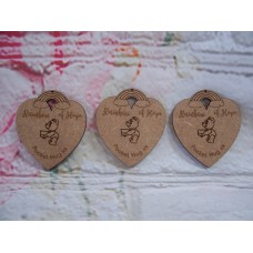 Mini Rainbow of Hope Hearts Pocket Hug Pack of 5
