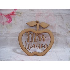 Personalised Teacher Apple varied sizes