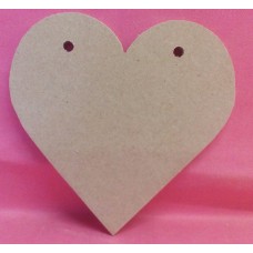 Bunting Heart 100mm in size QTY 50