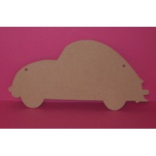 4mm Thick MDF V.W Beetle car Chalk Board shape 300mm wide pack of 5