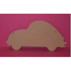 4mm Thick MDF V.W Beetle car Chalk Board shape 300mm wide