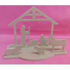 4mm Thick MDF Nativity set kit