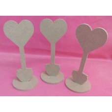Small flower pot table number placeholder