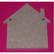 QTY 10 4mm thick House  Bunting 50mm size