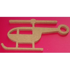 MDF Helicopter 100mm in size pack of 2
