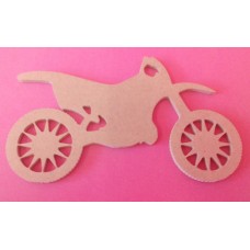 4mm Thick MDF Bike plaque at 150mm wide
