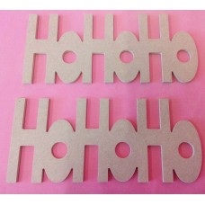HO HO HO plaque 180 mm wide