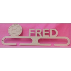 4mm Thick MDF Medal Football  Holder 490mm long