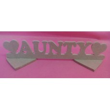 4mm MDF standing Aunty plaque
