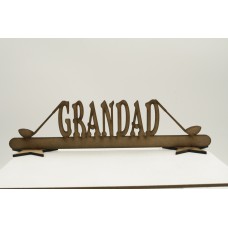 MDF Grandad golf plaque