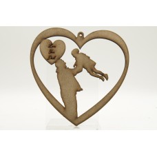 Love You Dad  Heart Plaque 