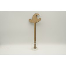 3mm MDF Witch Hat wand 