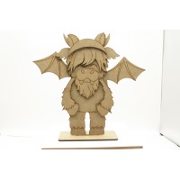 Halloween Dracula Highland Cow 